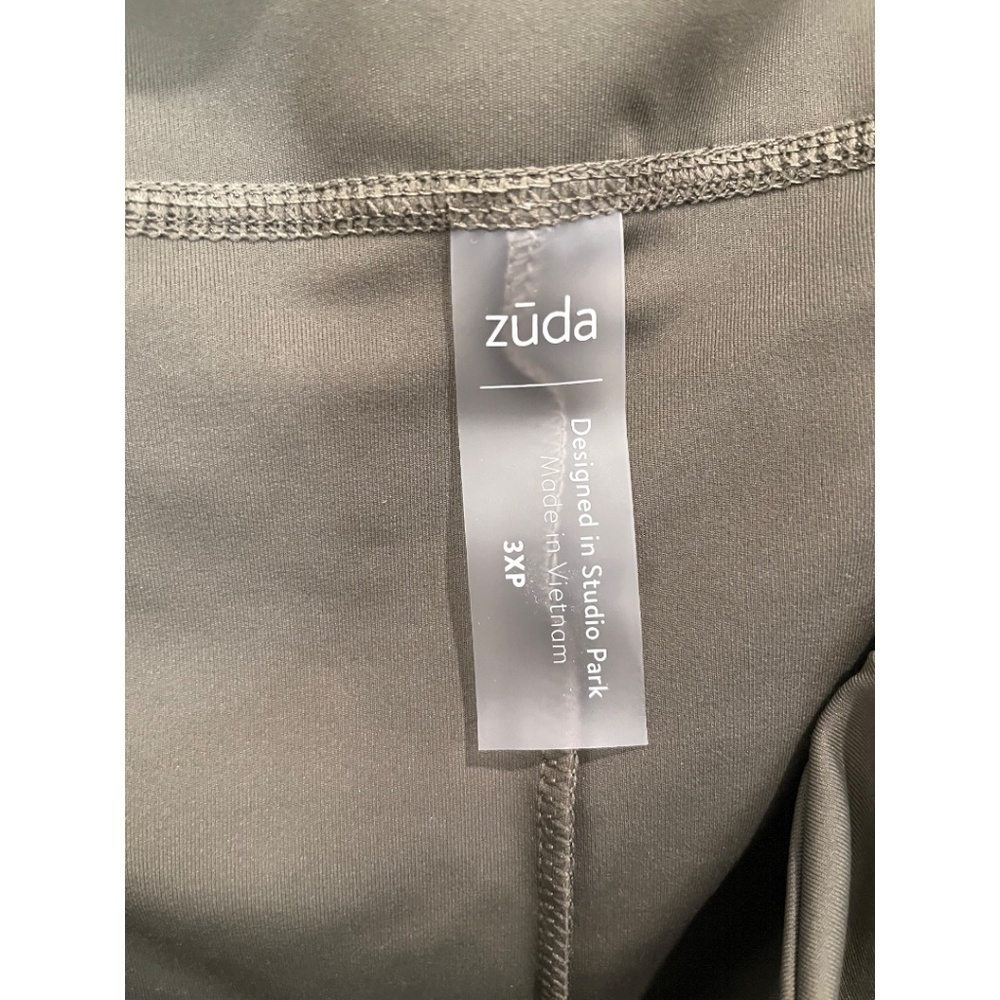 Zuda Z-Eco Petite Cityscape Olive Green Skort Pockets Size 3XP A381038 New - Picture 4 of 4